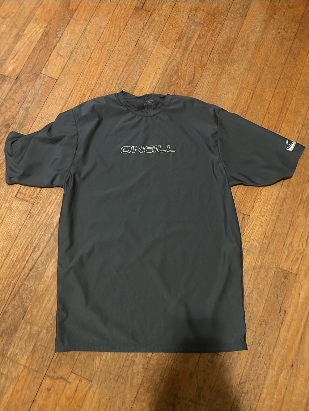 O'Neill Dark Grey Short-Sleeve Surf Tee with Chest Logo